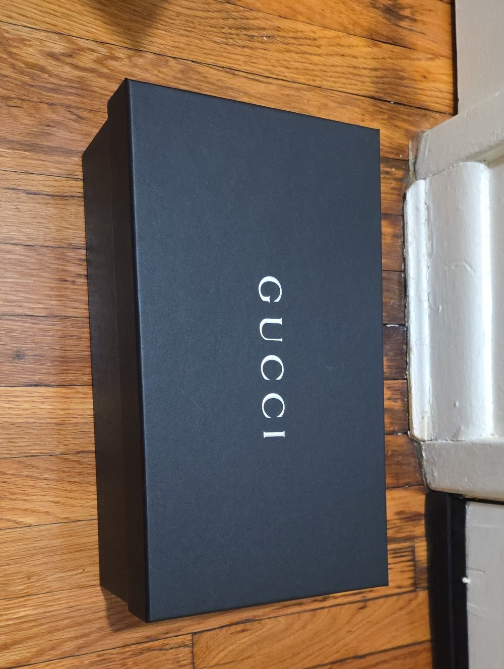 Gucci Black Empty Shoe Box.